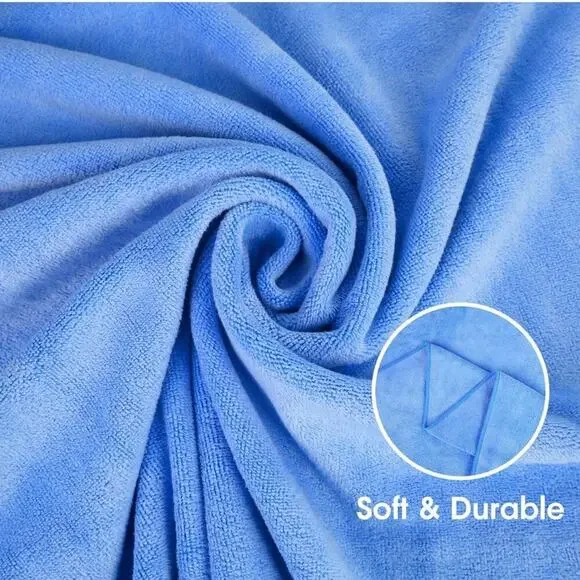 Extra Large Microfiber Bathroom Towel 30" x 60" Soft, Absorbent, Quick Dry - Picture 4 of 8